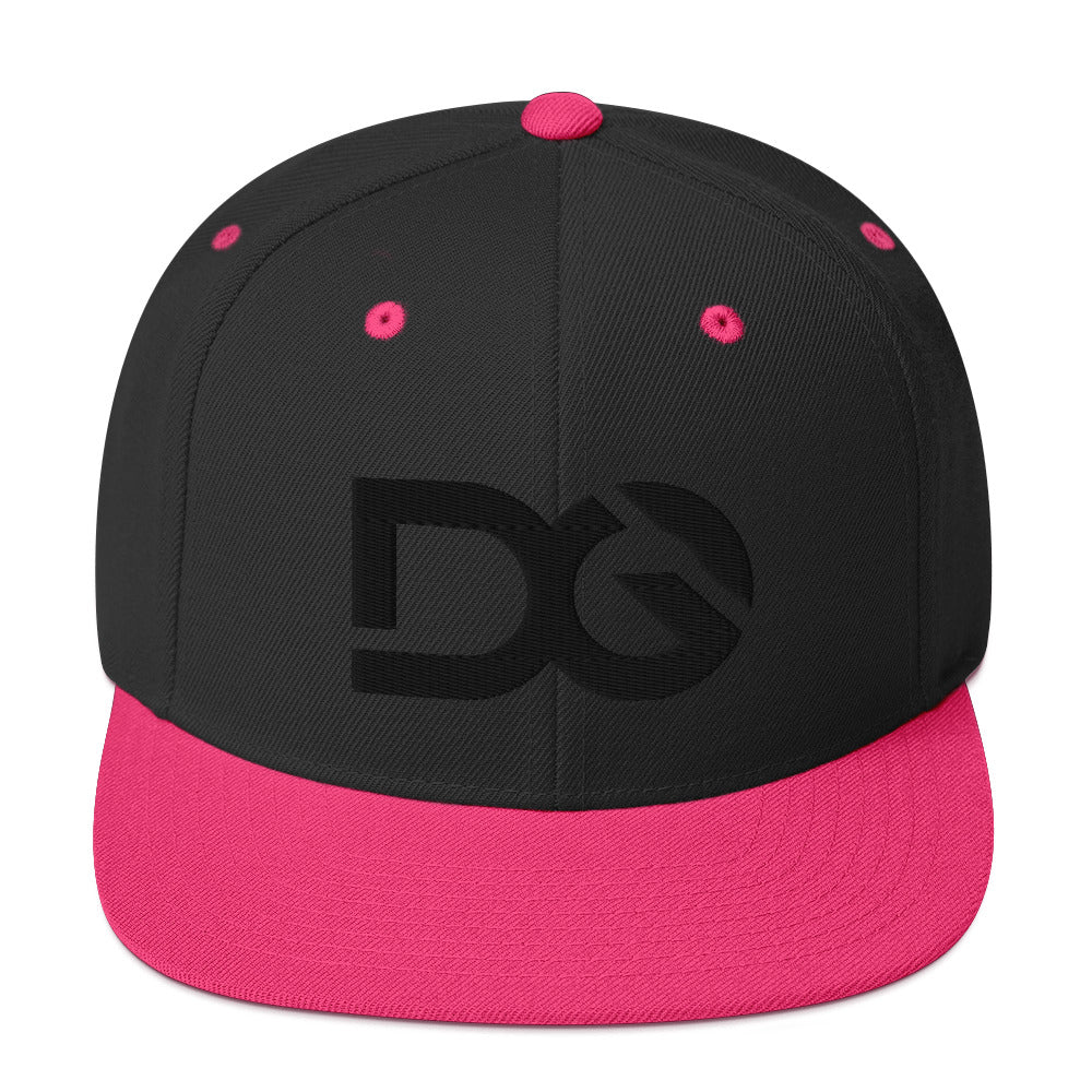 Diamante Grezzo Dark Logo Snapback Hats