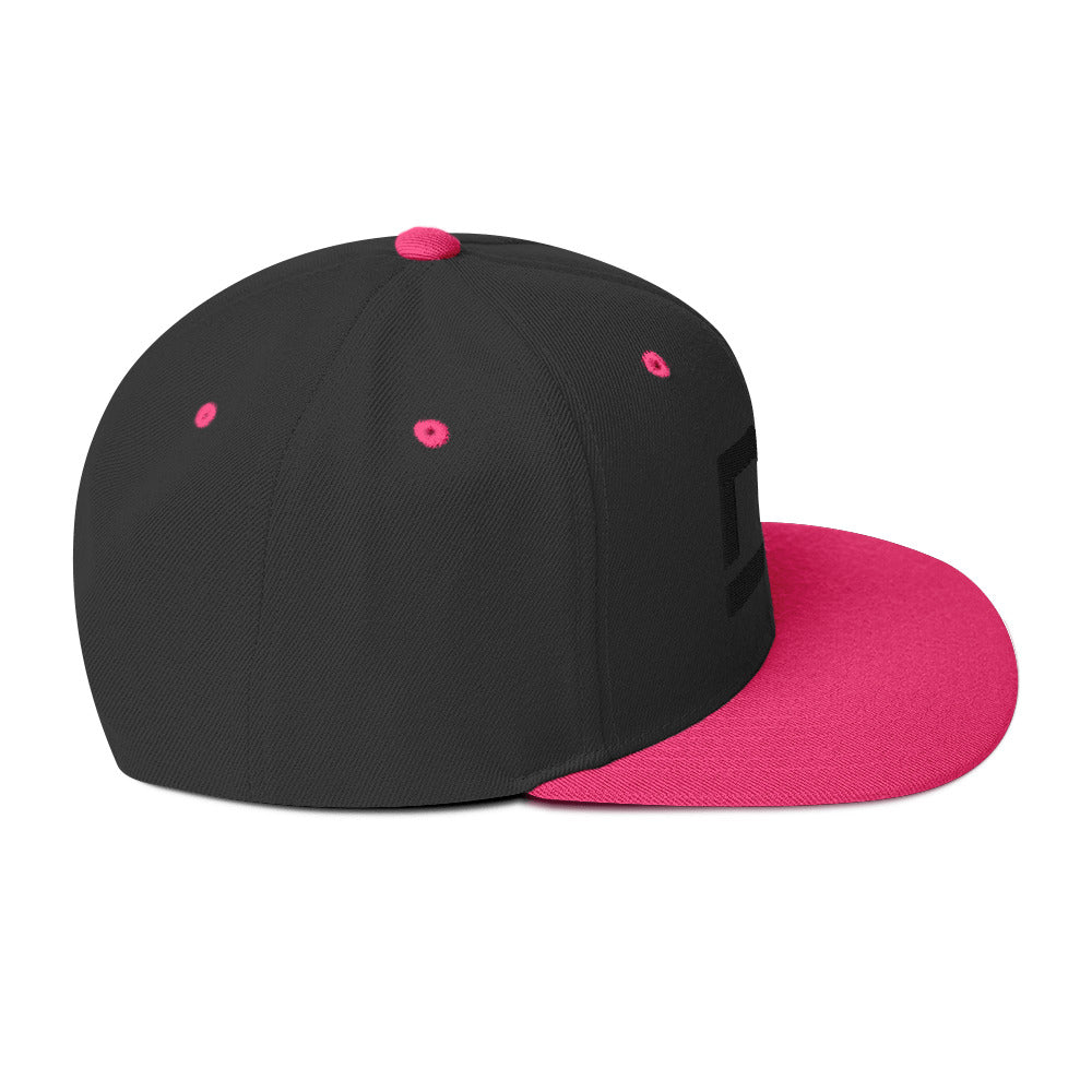 Diamante Grezzo Dark Logo Snapback Hats