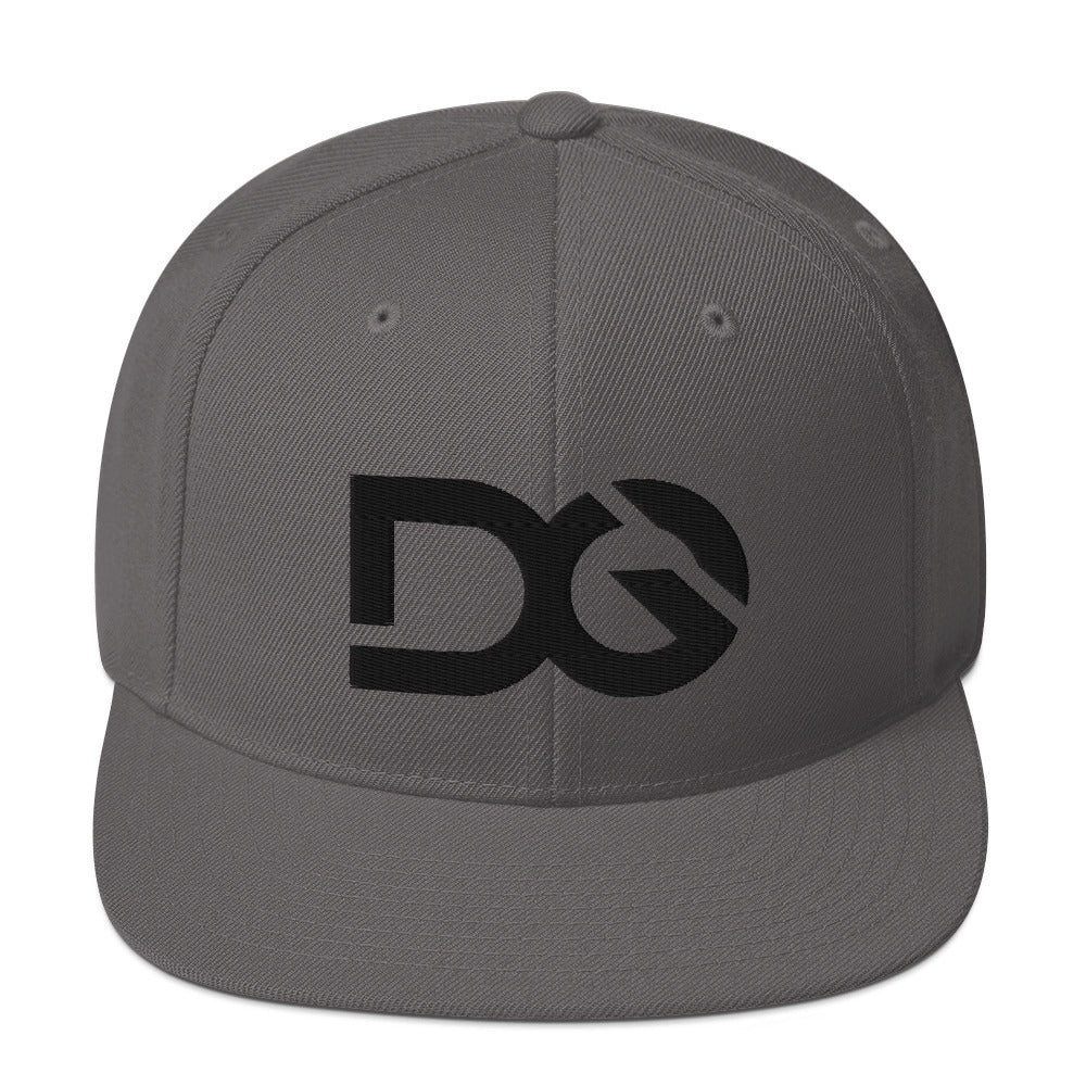 Diamante Grezzo Dark Logo Snapback Hats