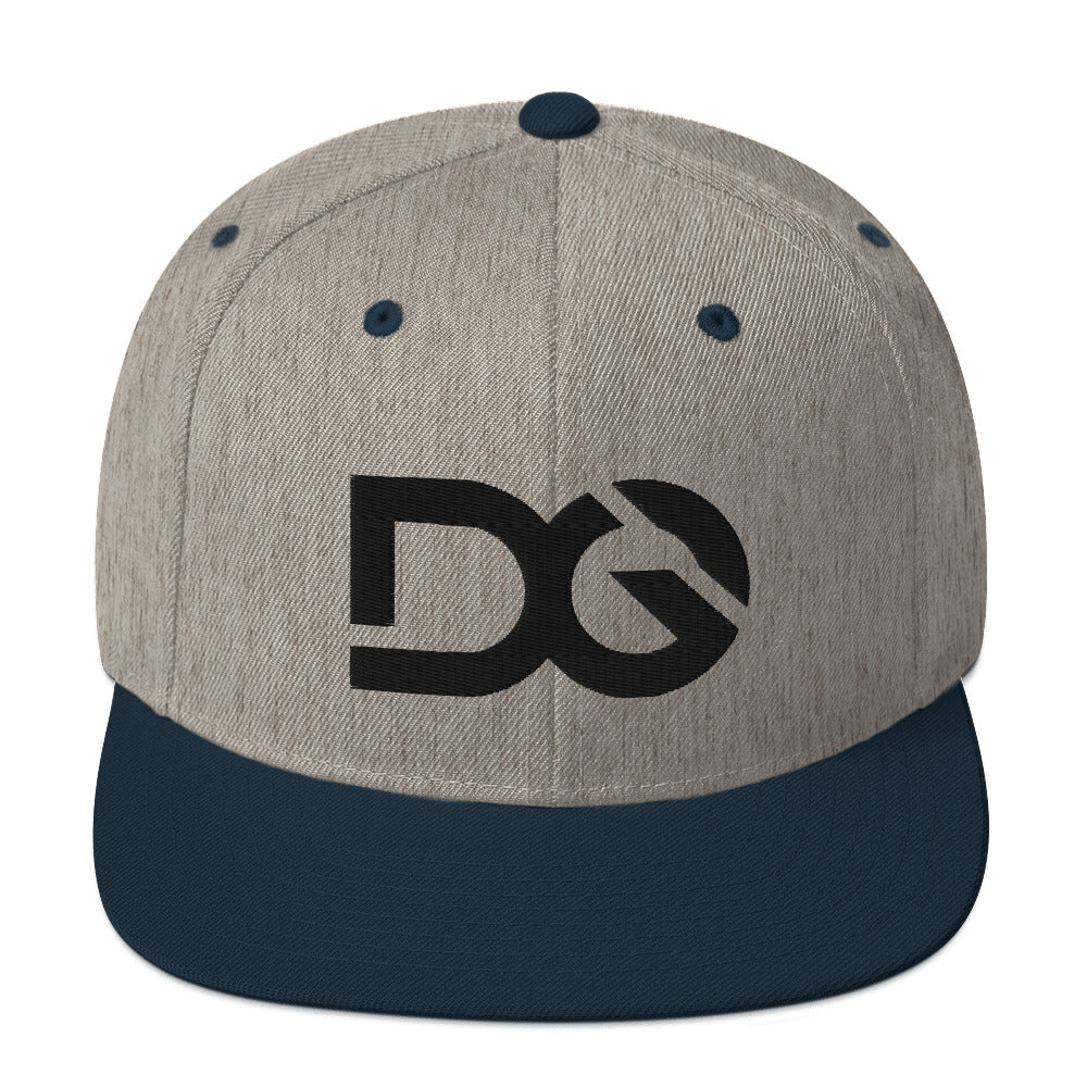 Diamante Grezzo Dark Logo Snapback Hats