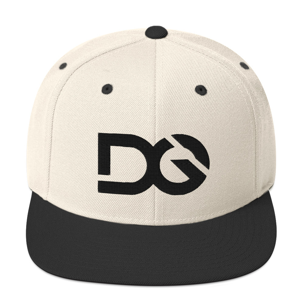 Diamante Grezzo Dark Logo Snapback Hats