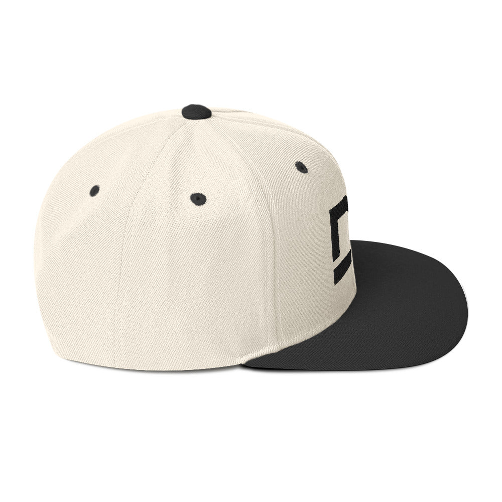 Diamante Grezzo Dark Logo Snapback Hats