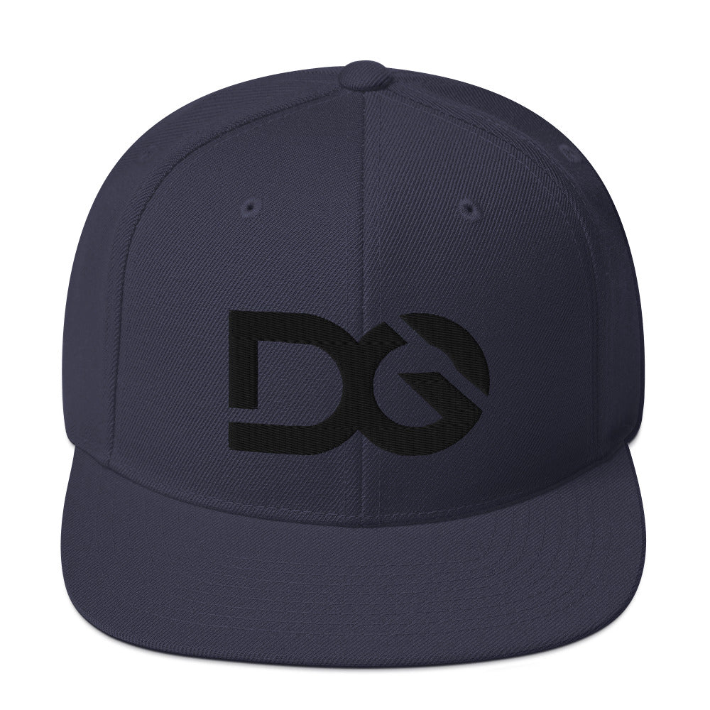 Diamante Grezzo Dark Logo Snapback Hats