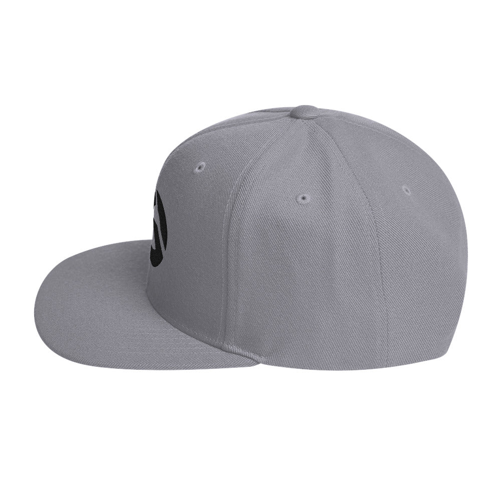 Diamante Grezzo Dark Logo Snapback Hats