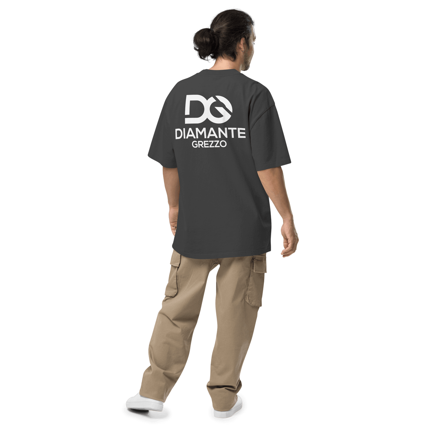 Diamante Grezzo Light Logo Oversized Faded T-shirts