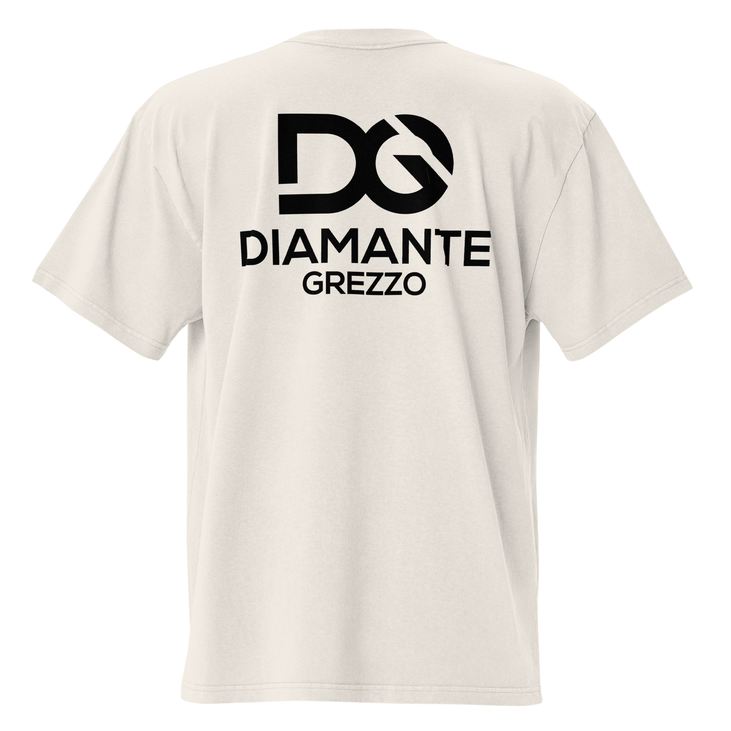 Diamante Grezzo Dark Logo Oversized Faded T-shirts