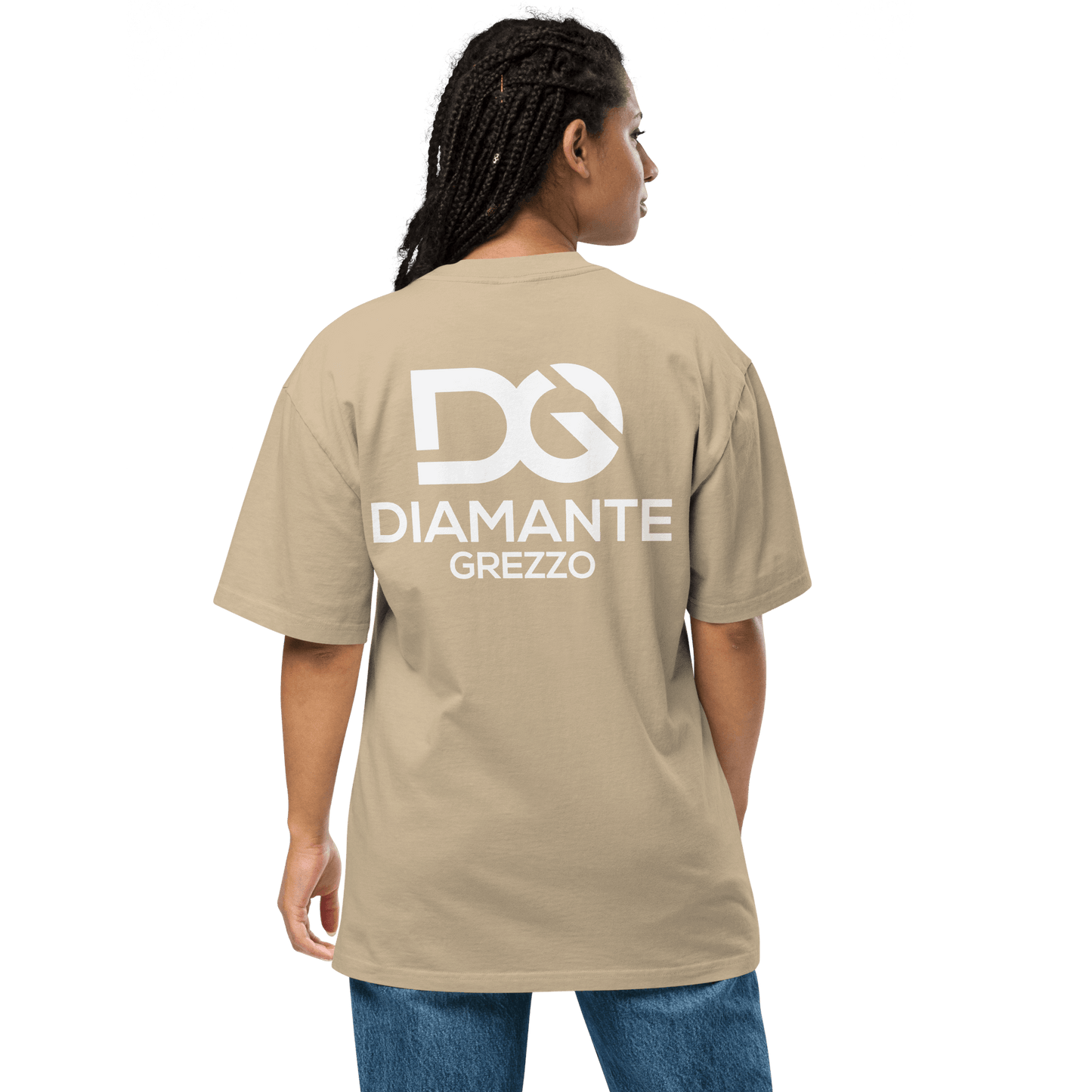 Diamante Grezzo Light Logo Oversized Faded T-shirts