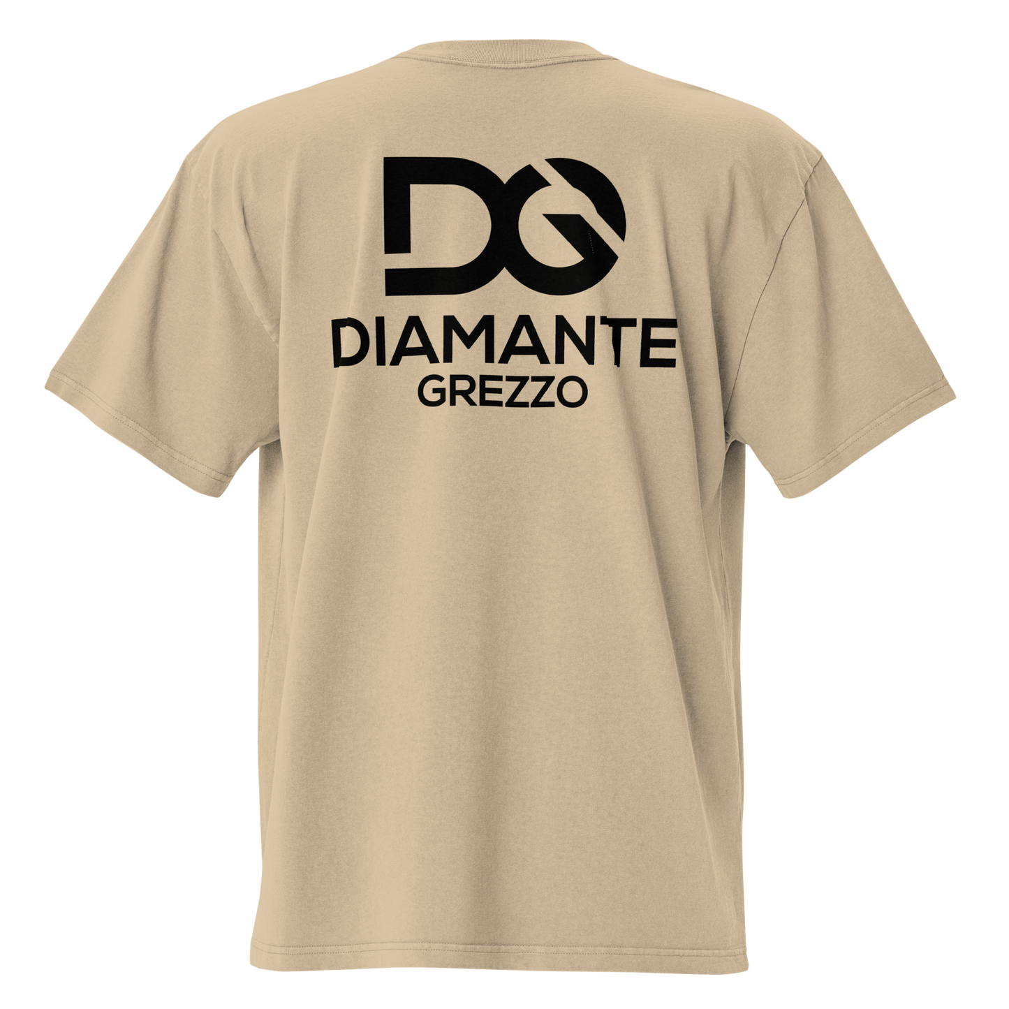 Diamante Grezzo Dark Logo Oversized Faded T-shirts