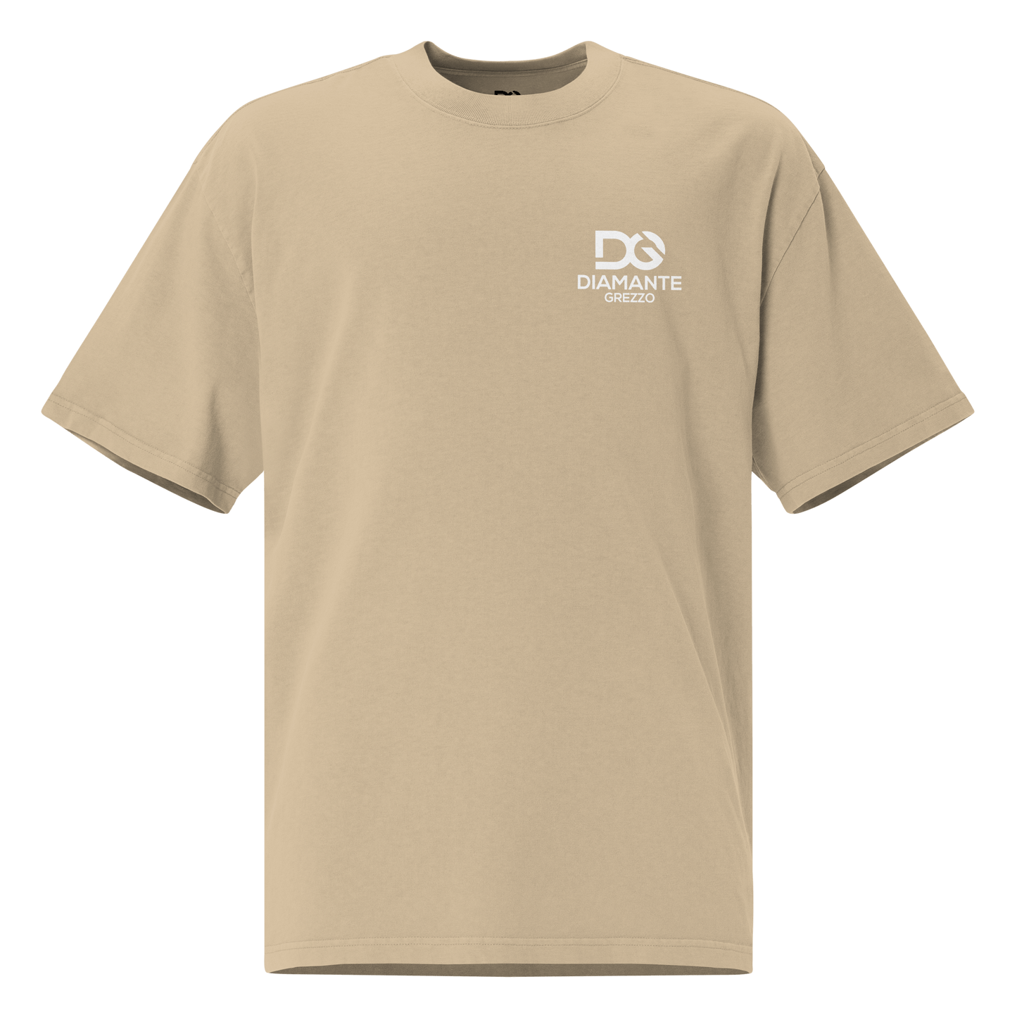 Diamante Grezzo Light Logo Oversized Faded T-shirts