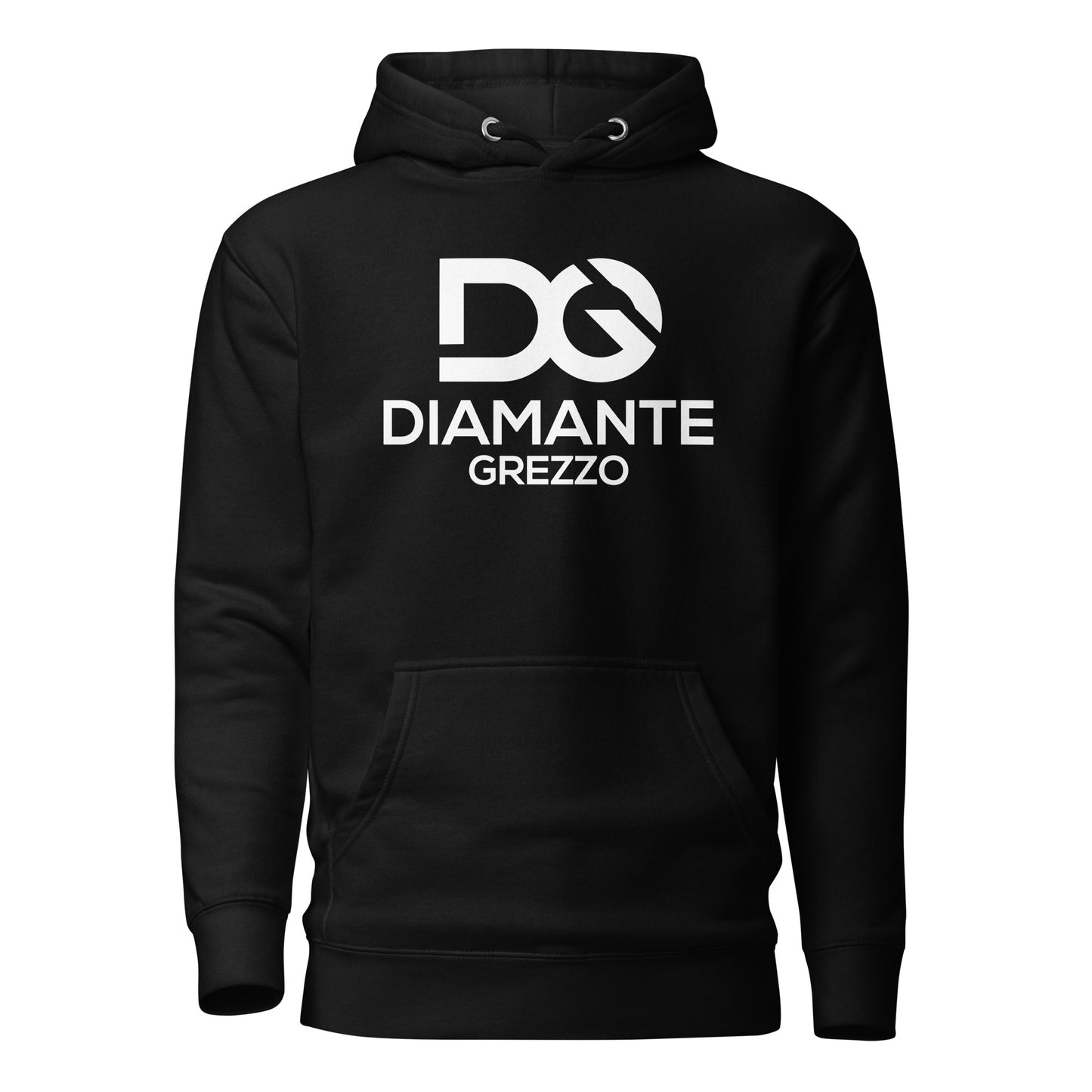 Premium Unisex Light Logo Diamante Grezzo Hoodies