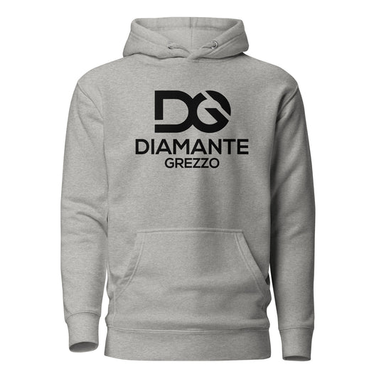 Premium Unisex Dark Logo Diamante Grezzo Hoodies