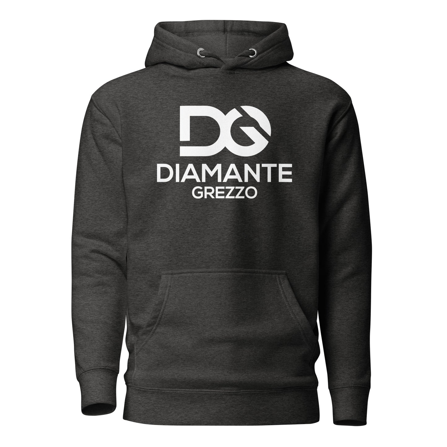 Premium Unisex Light Logo Diamante Grezzo Hoodies