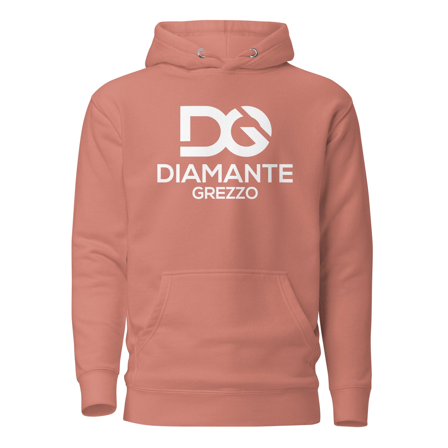 Premium Unisex Light Logo Diamante Grezzo Hoodies