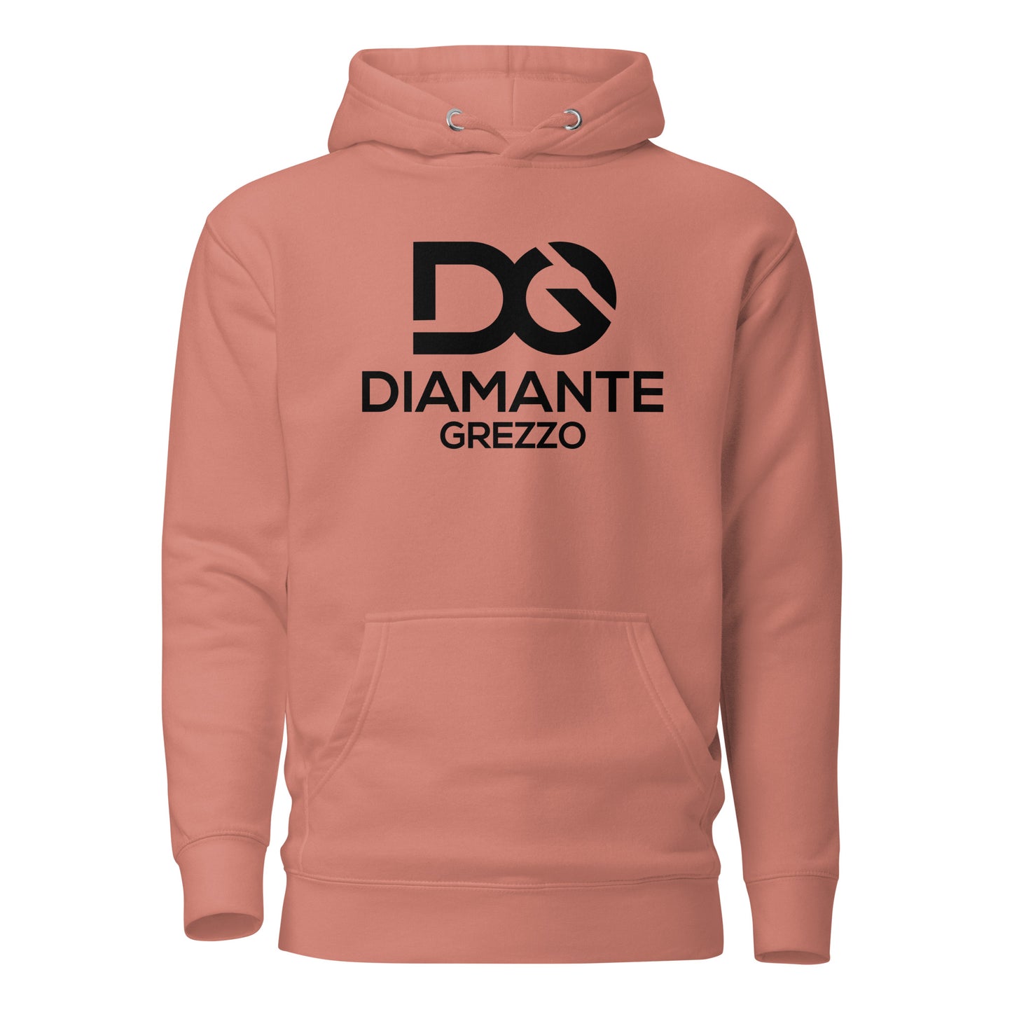 Premium Unisex Dark Logo Diamante Grezzo Hoodies