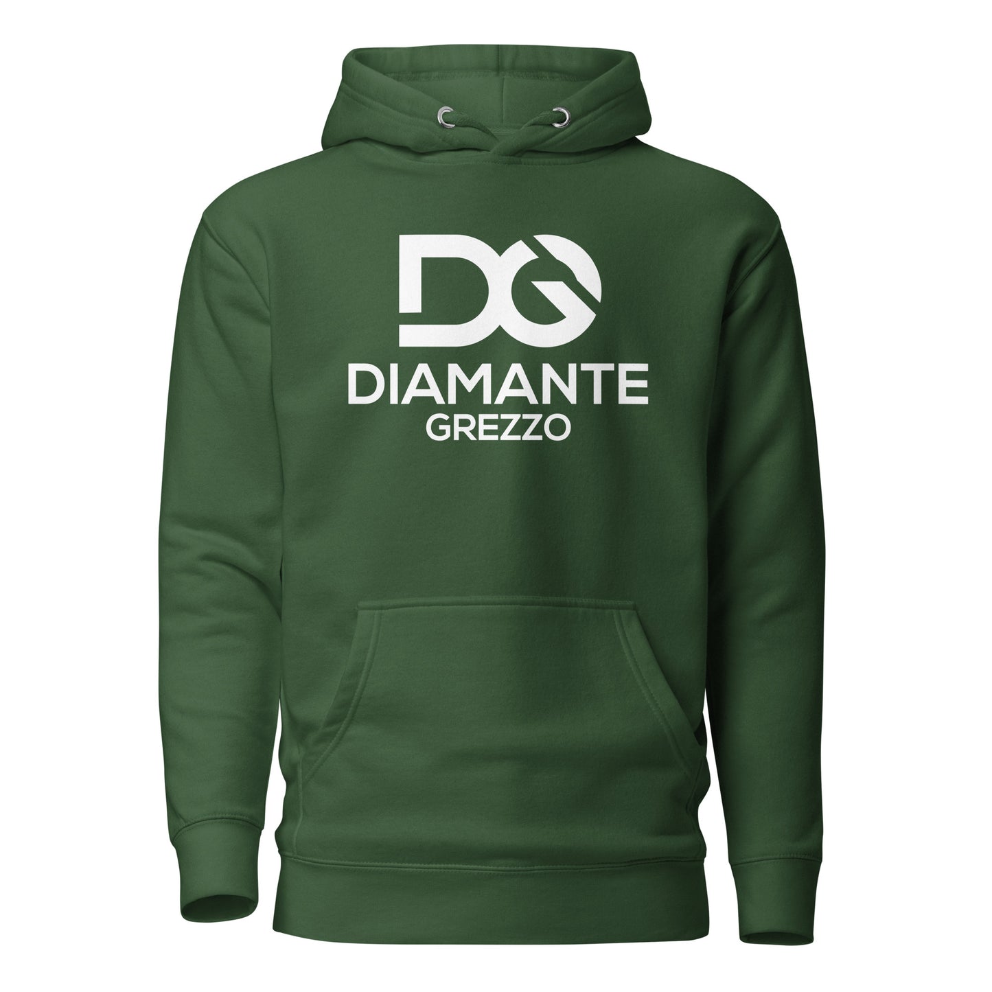 Premium Unisex Light Logo Diamante Grezzo Hoodies