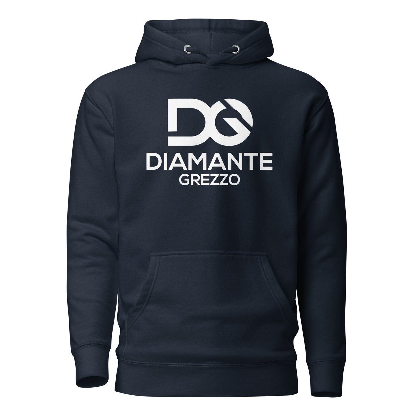 Premium Unisex Light Logo Diamante Grezzo Hoodies