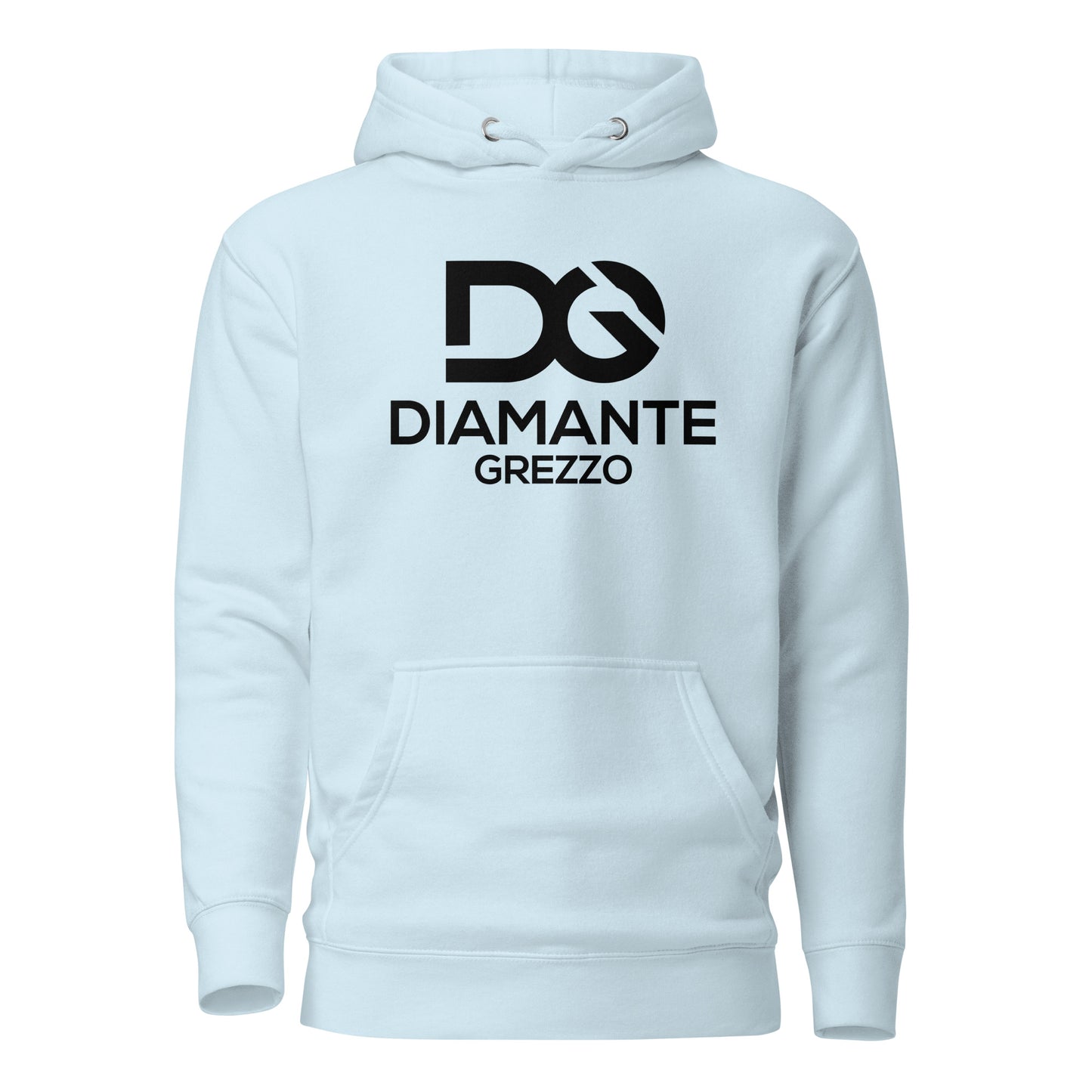 Premium Unisex Dark Logo Diamante Grezzo Hoodies